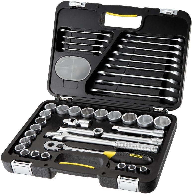 Набор головок торцевых Stanley Expert 1/2" с инструментами, 40 шт (1-99-056)