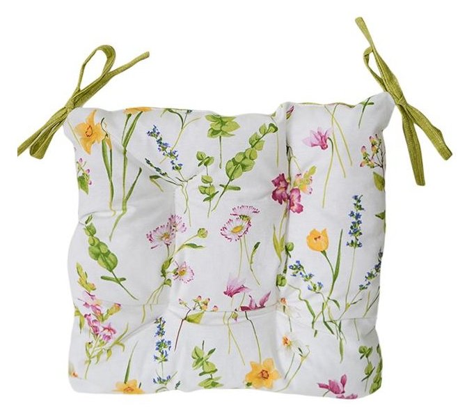 Подушка для стула Прованс Весна Living 40x40 см Салатовая (.001033)