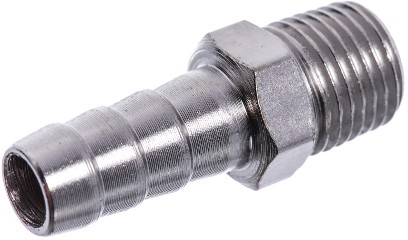 Переходник Airkraft с наружной резьбой 1/4 на шланг 6 мм (SMH04-04)