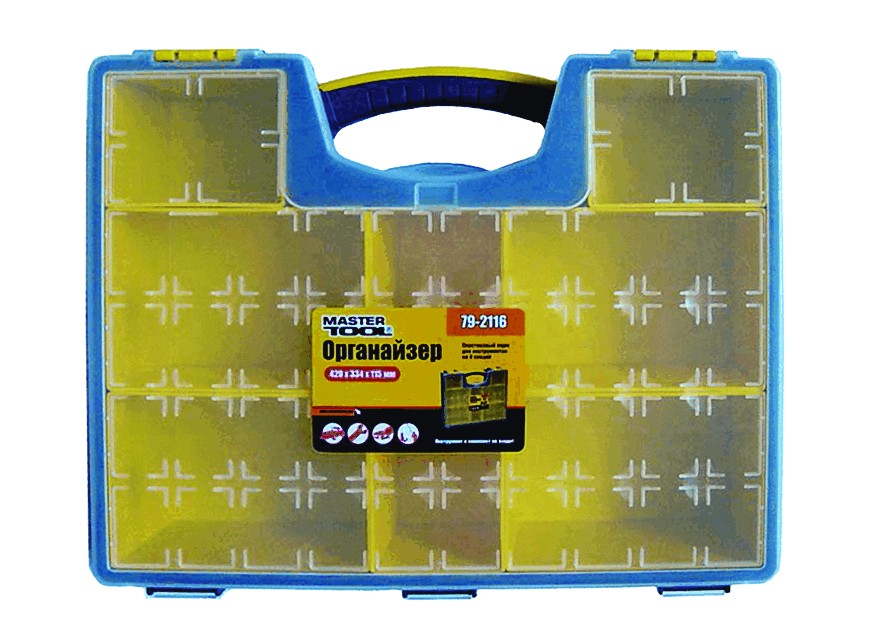 Органайзер Mastertool  8 секций  420х335х115 мм (79-2116)