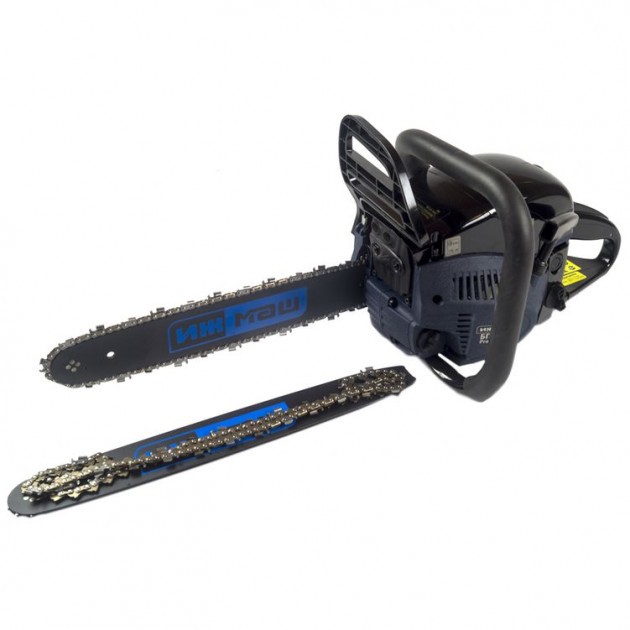 Бензопила Ижмаш БП-450Б 2 шины 2 цепи