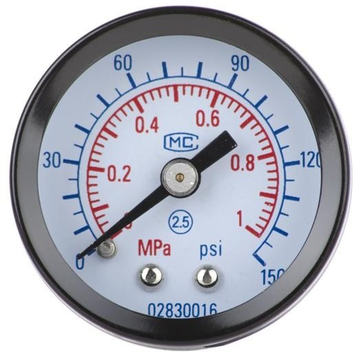 Манометр Intertool 1/8" (PT-1437)