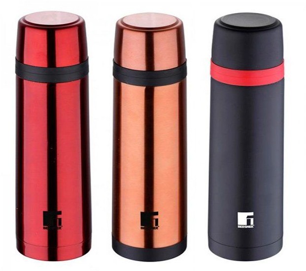 Термос Bergner Travel Copper 0.75 л красный / медный / черный (BG-7581-AA)