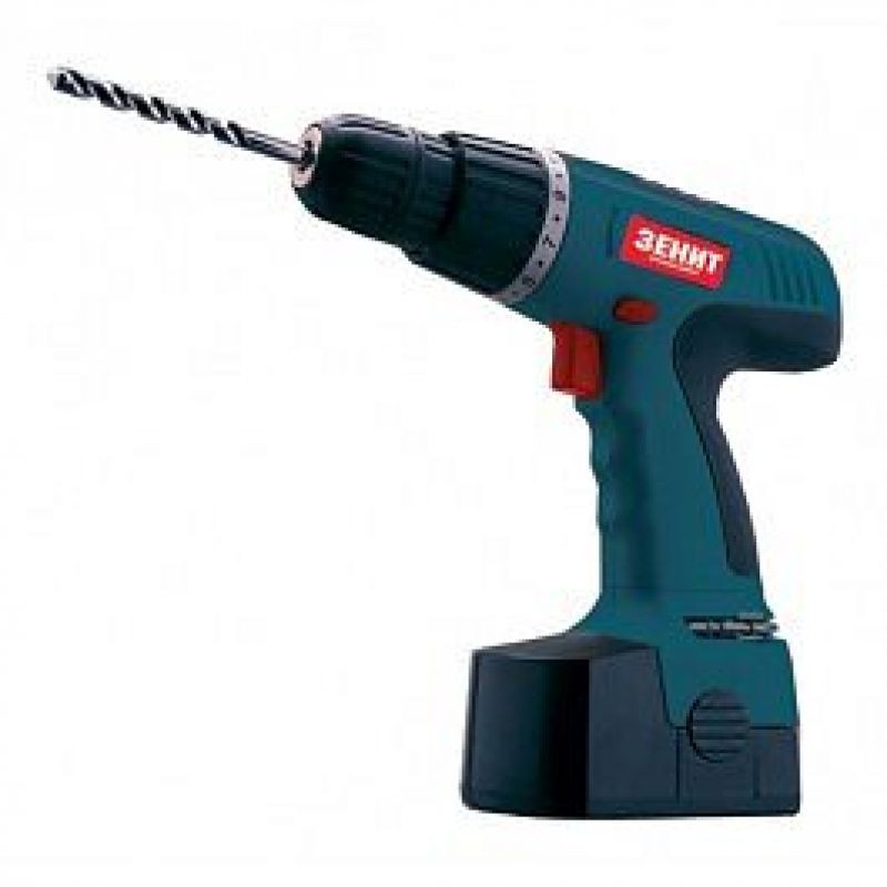 Шуруповерт аккумуляторный Зенит ЗША-18 М профи Li-ion (832349)