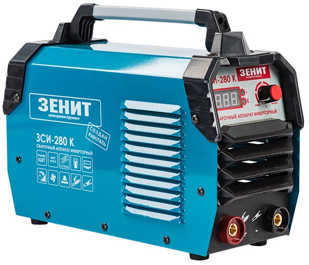 Сварочный инвертор Зенит ЗСИ-280 K 1.6-5.0 мм 20-280 А (845767)