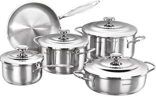 Набор посуды Korkmaz Droppa 9 предметов A1070