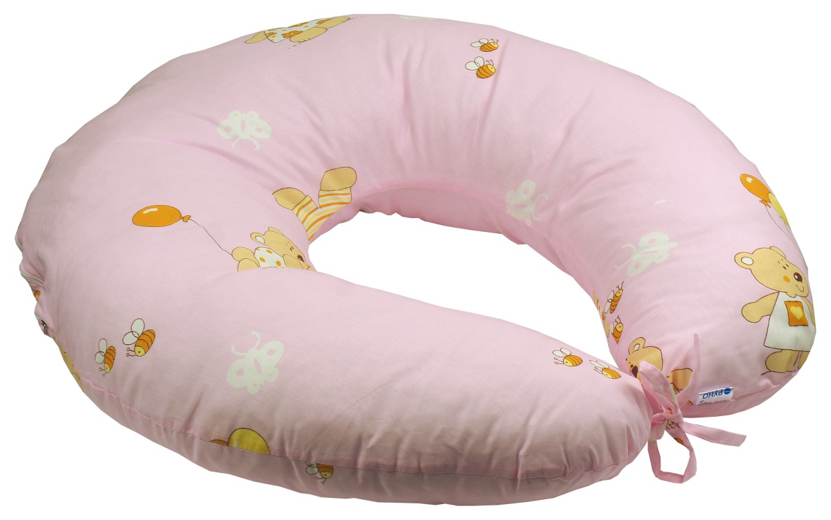 Подушка для кормления Руно 65x65 см Розовая (909_Рожевий)