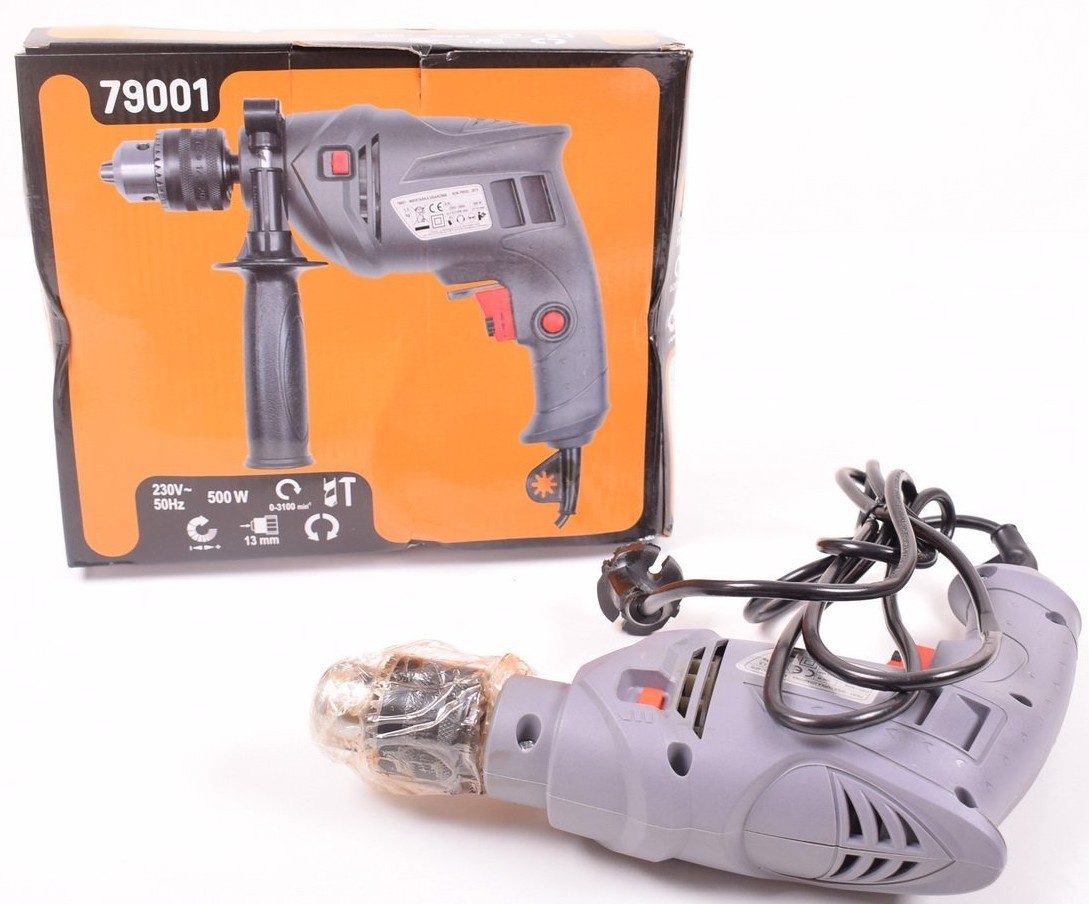 Дрель ударная VOREL 500 Вт, патрон 13 мм DW (79001)