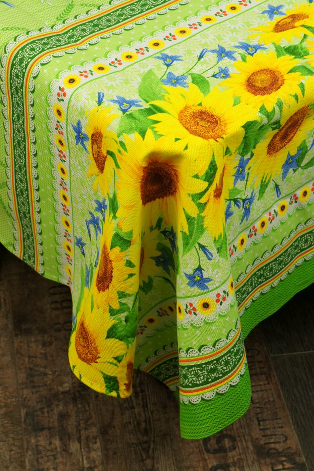 Скатерть Руно 150x150 см (231.114_Соняшник)