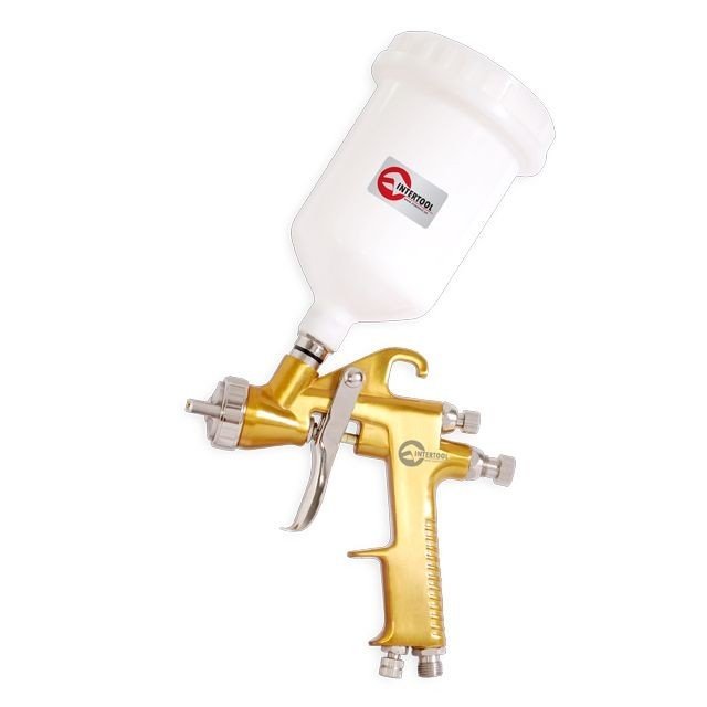 Краскораспылитель Intertool HP BRONZE PROF 1.5мм, 600мл, три регулировки (PT-0113)