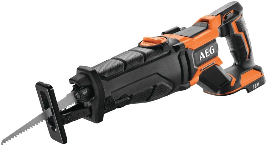 Сабельная пила аккумуляторная AEG Li-Ion 18 В, 4500 об/мин, ход 28 мм, без аккумулятора (BUS18BL-0)