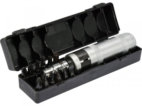 Отвертка ударная Vorel 12 магнитных насадок, адаптер (65124)