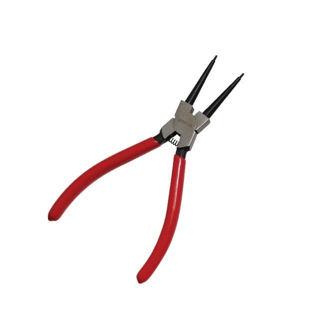 Щипцы для снятия стопорных колец прямые на сжим Intertool 180мм (HT-7011)