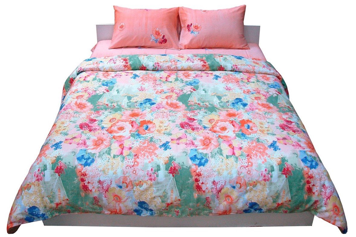 Комплект постельного белья Руно 200х220 см 4шт Двуспальный Розовый (655.137К_20-1308Peach)