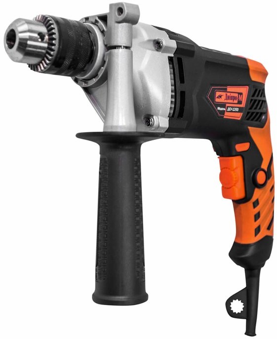 Дрель ударная Дніпро-М 1200 Вт (ДЕУ-1200)