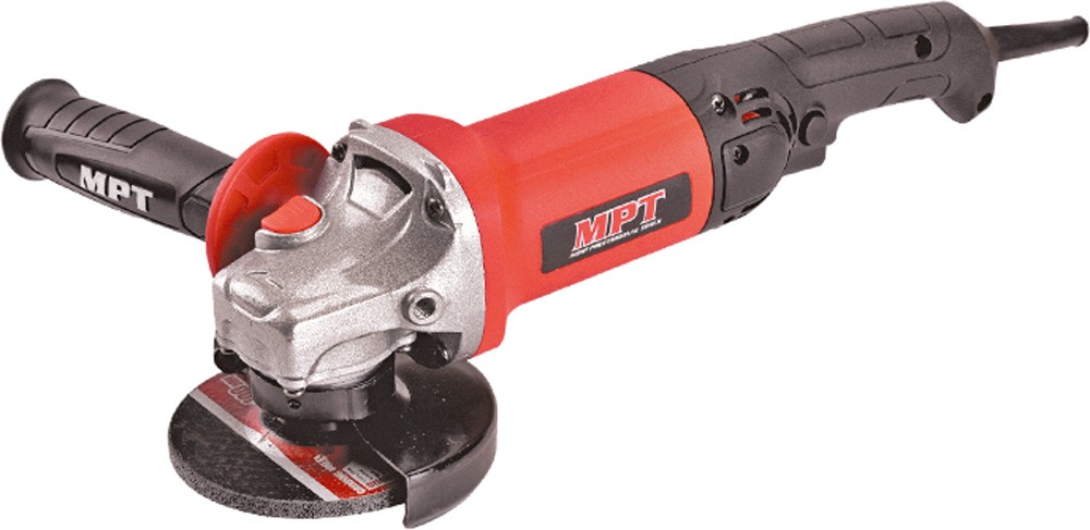 Болгарка Mastertool 125 мм, 900 Вт, 11000 об/мин, длинная ручка (MAGL9003.02)