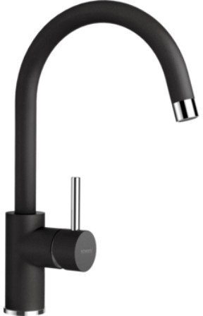 Смеситель для кухни Schock Plutos Nero-13 черный (58900013)