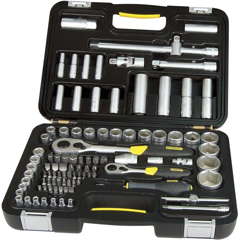 Набор головок торцевых Stanley Expert 1/4", 1/2" с инструментами, 96 шт (1-94-668)