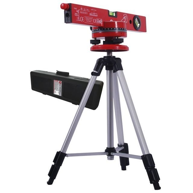 Уровень лазерный Intertool с подставкой и штативом (MT-3007)