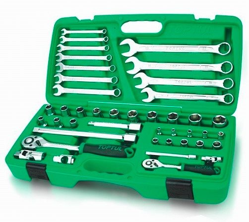 Набор инструмента комбинированный Toptul 1/2" & 1/4" 42 ед. (GAAI4201)
