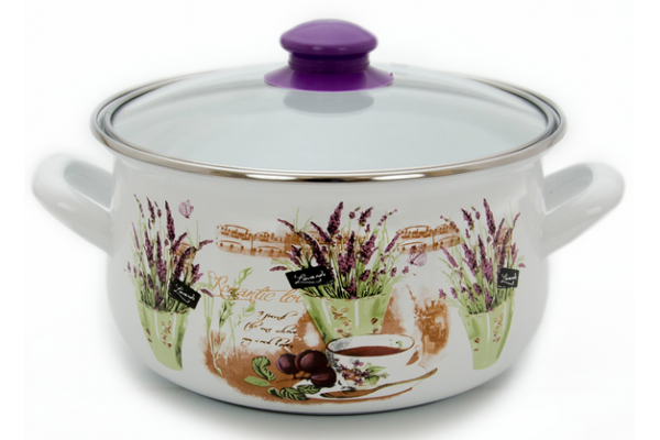 Кастрюля Savasan 22 см 4.8 л Лаванда (6340715)