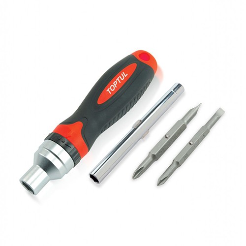 Трещоточная отвертка Toptul 7 в 1 (GAAR0402)