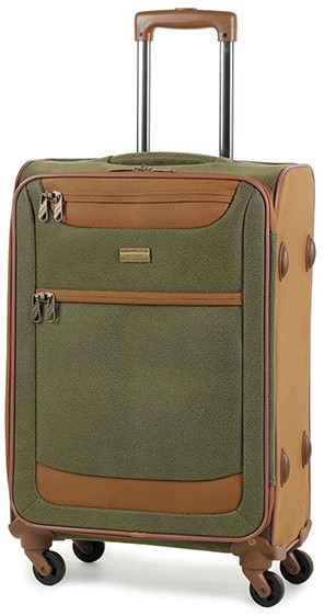 Чемодан на колесах Members Boston (M) Olive Green (922603)