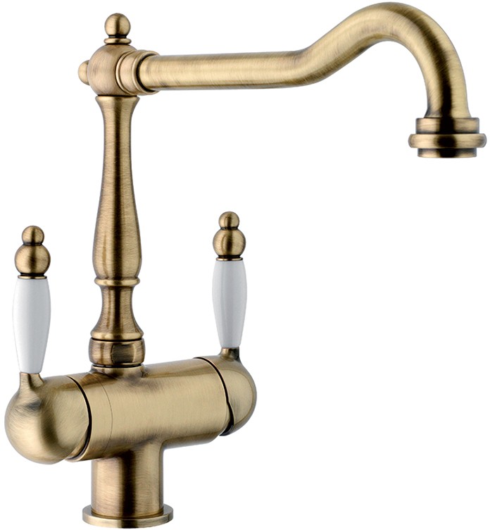 Смеситель для кухни Franke OLD ENGLAND CLEAR WATER латунь-оптик (115.0370.684)