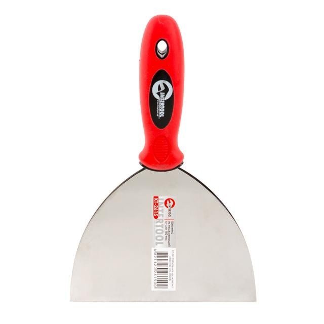 Шпатель Intertool из нержавеющей стали 150мм Проф (KT-2615)