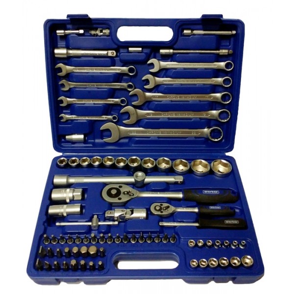 Универсальный набор инструмента Werker 1/4" & 1/2" 82 шт 6 граней (UN-1082П)