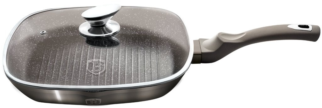 Сковорода-гриль Berlinger Haus Carbon Metallic Line 28 х 28 см (BH-1614N)