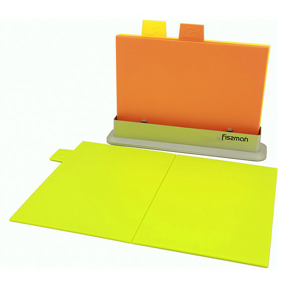 Набор Fissman 3 доски 33х25 см пластик + подставка (AY-7237.CB)