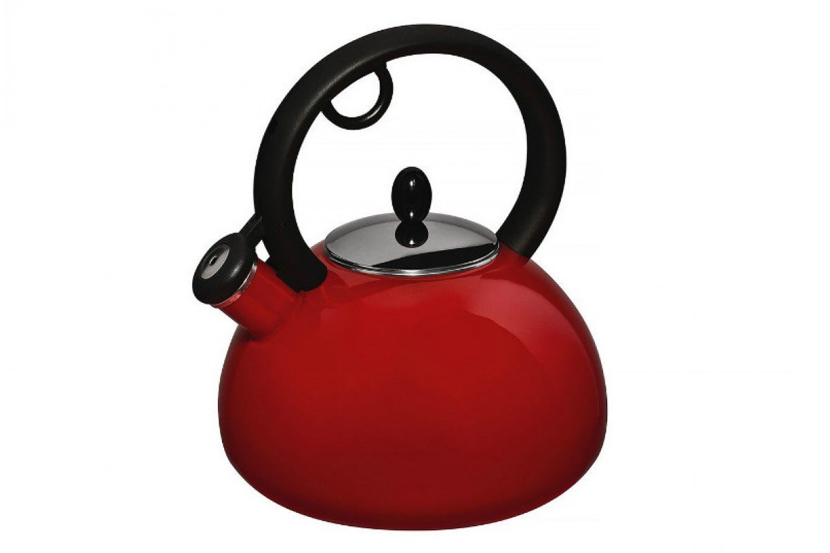 Эмалированный чайник Capriccio Rosso Bollitore collection, 2,5 л (88617)