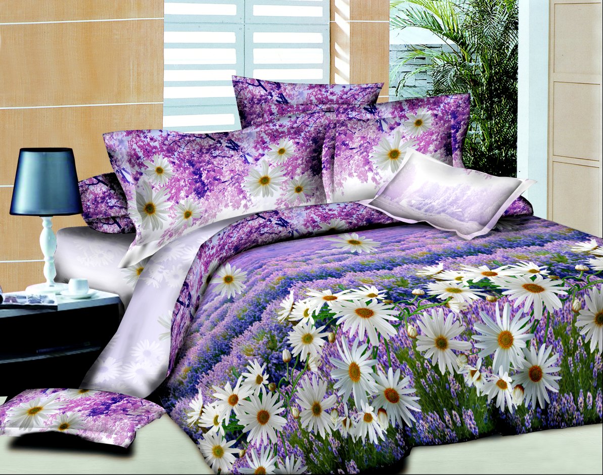 Комплект постельного белья Руно 220х240 см 5шт Семейный Фиолетовый (6.114Г_R-047)
