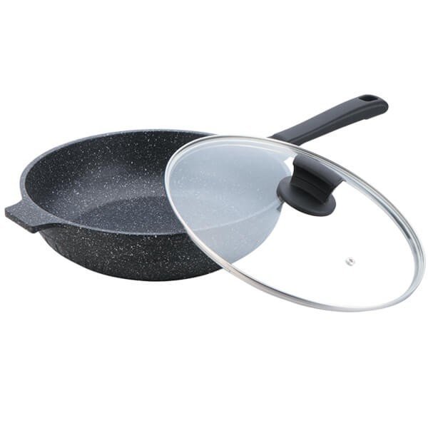 Сотейник Maestro Granite с крышкой 28 см (MR-1226-28)