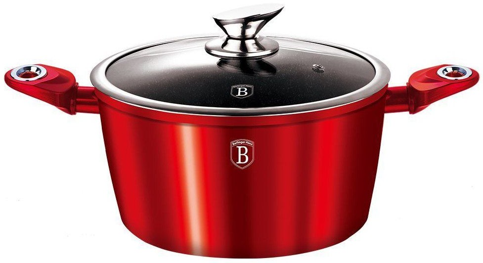 Кастрюля Berlinger Haus Burgundy Metallic Line 28 см 6 л (BH-1258)
