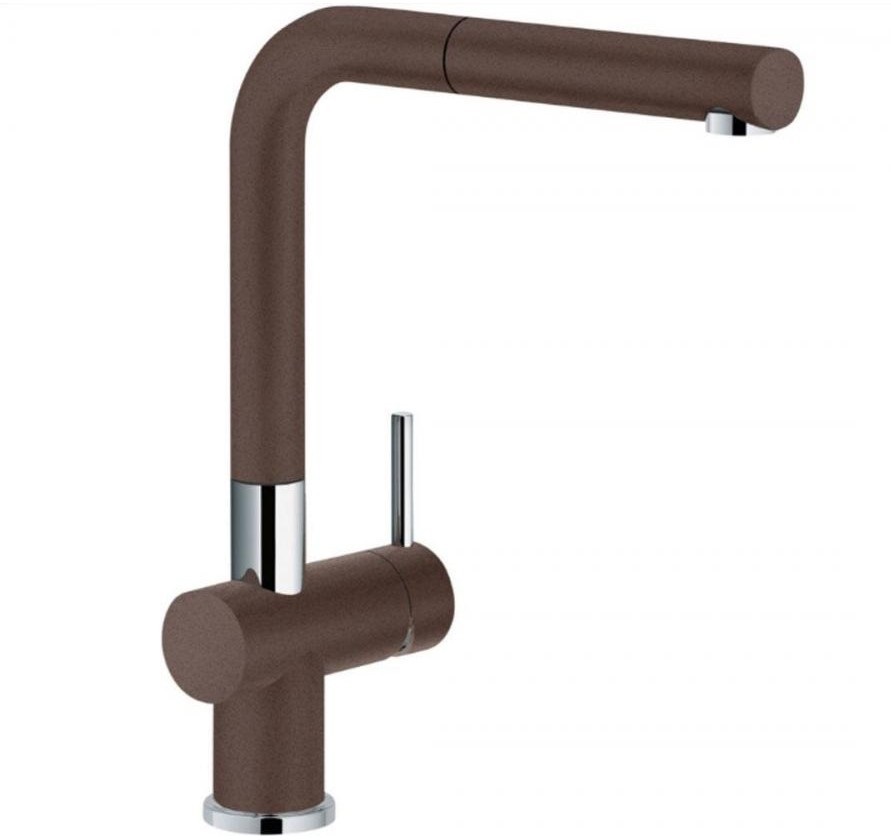 Кухонный смеситель Franke Active Plus Doc с выносным шлангом фрагранит шоколад (115.0373.887)