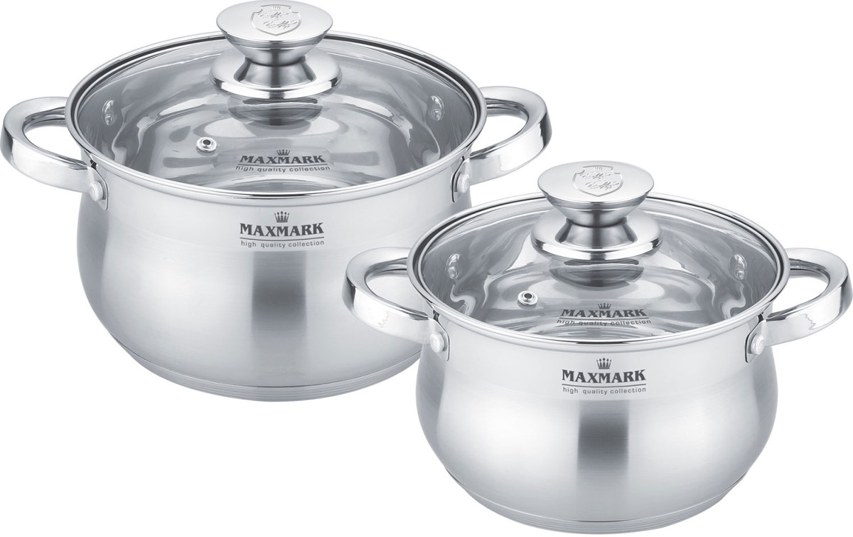 Набор кастрюль Maxmark 4 предметов (MK-BL2504A)