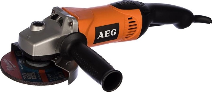Болгарка AEG 1520 Вт, 125 мм, 2600-11000 об/мин в кейсе (WS15-125SXE)