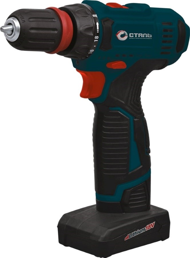 Шуруповерт аккумуляторный Сталь ШЛС 1816-2 Б2 (86295)