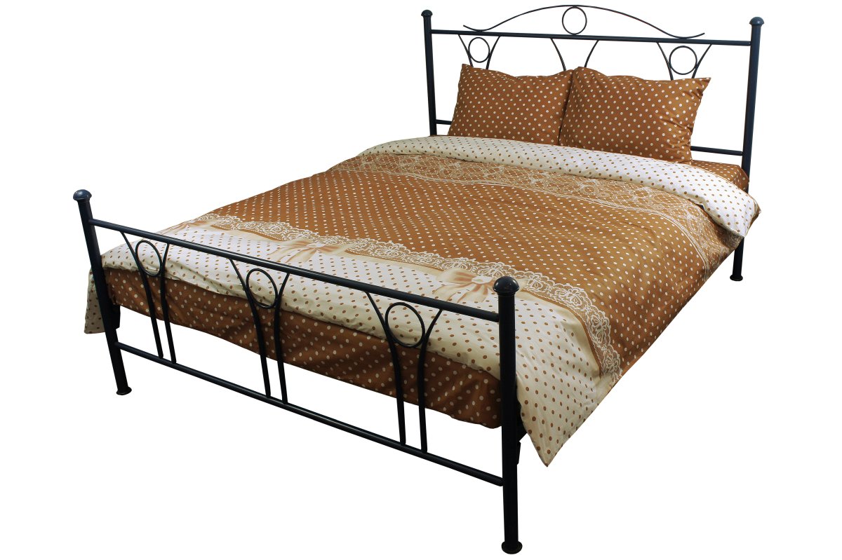 Комплект постельного белья Руно 220х240 см 4шт Евро Коричневый (845.114Г_R-1561A+B)