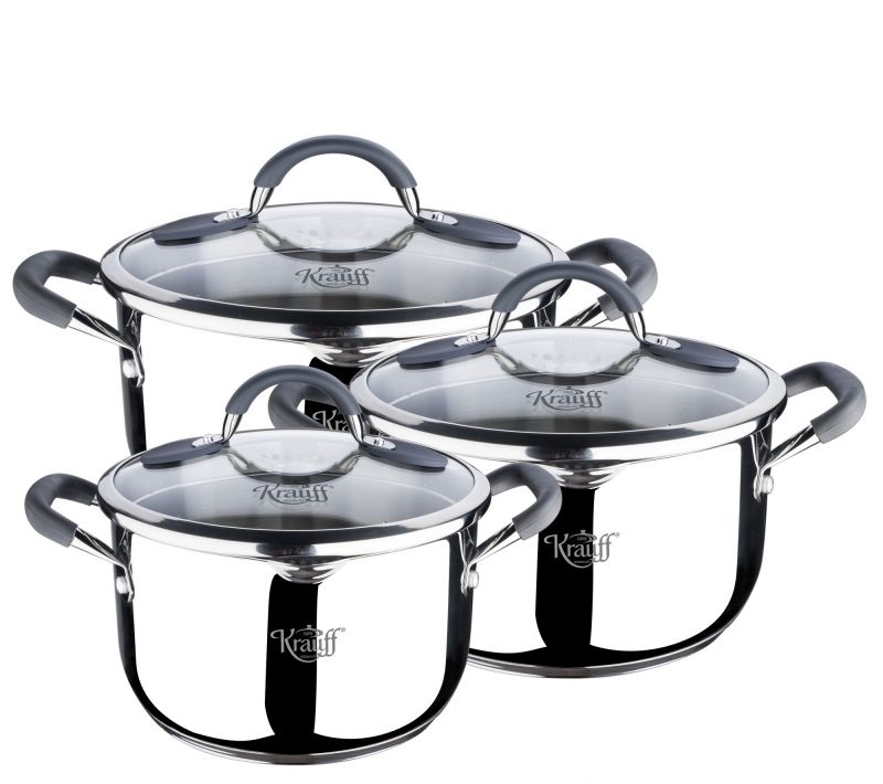 Набор кастрюль Krauff MULTIFUNKTIONAL 6 предметов (88-222-001)