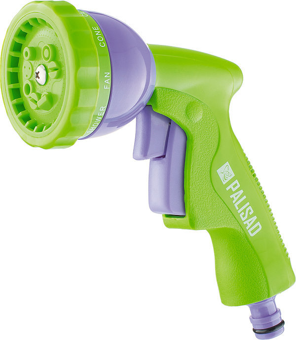 Пистолет-распылитель, 9-ти режимный, металлический корпусPALISAD (65263)