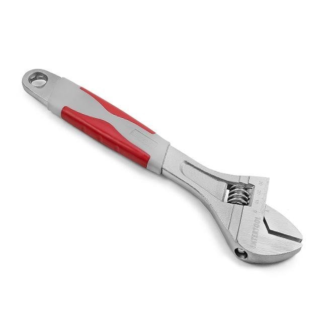 Ключ разводной Intertool 300мм, изолированная рукоятка, никелевое покрытие (XT-0030)