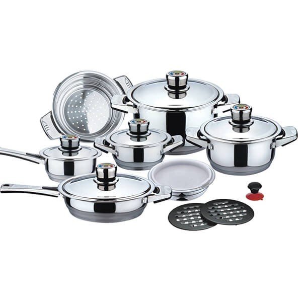 Набор посуды Maestro мет.кр. из 16 предметов (MR-3504)