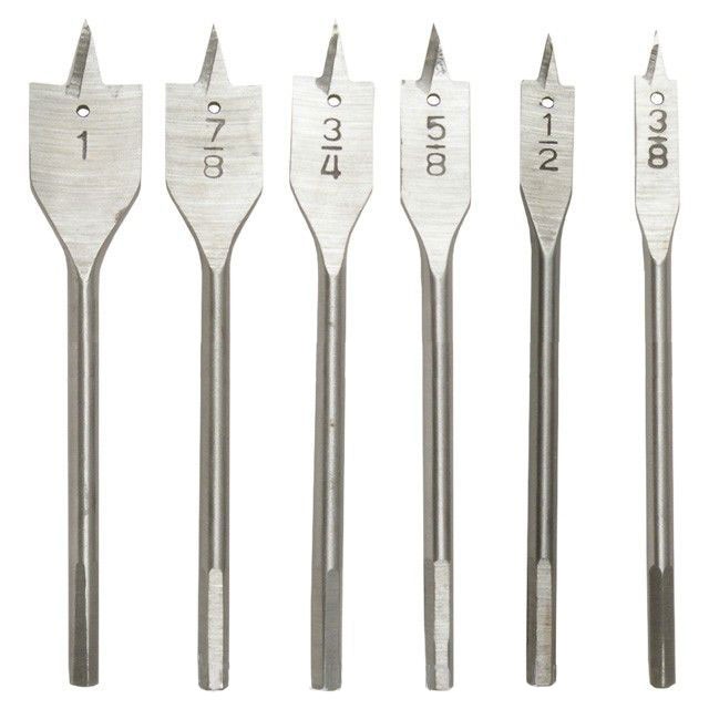 Набор перьевых сверл по дереву Intertool 6 шт (SD-0206)