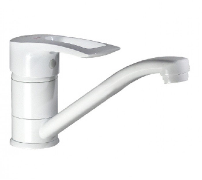Смеситель для кухни Haiba Hansberg 004-15 СМ WHITE (HB0189)