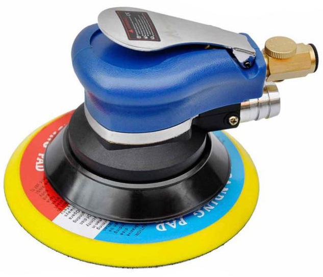 Шлифмашинка пневматическая орбитальная Airkraft Vacuum type 150 мм запасной диск (AT-980-6V)