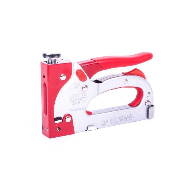 Механический скобозабивной пистолет Intertool под скобу 11.3*0.7*4-14мм (RT-0201)