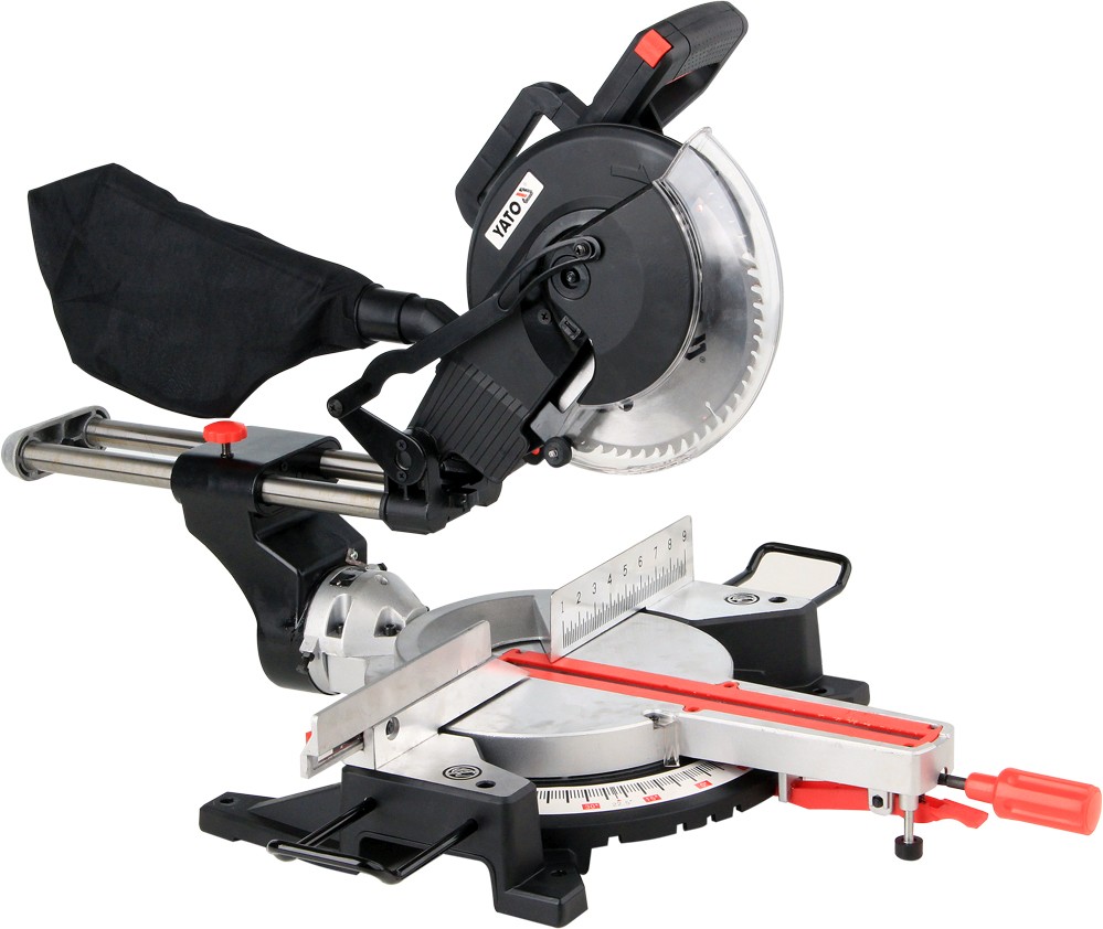 Торцовочная пила по дереву с протяжкой YATO 1800Вт, 255 х 30 мм (YT-82171)